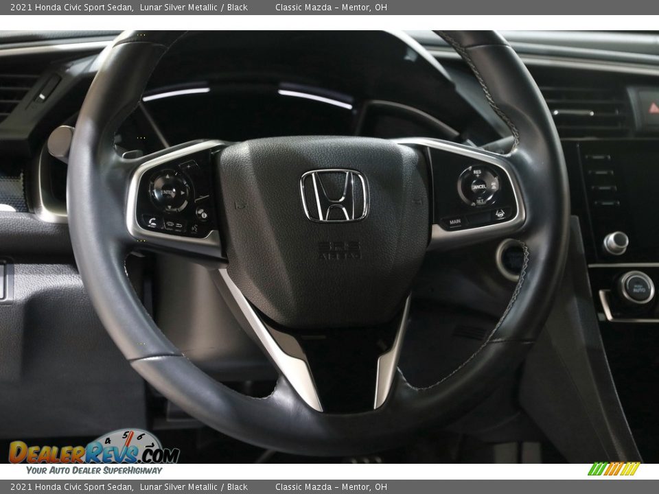2021 Honda Civic Sport Sedan Steering Wheel Photo #7