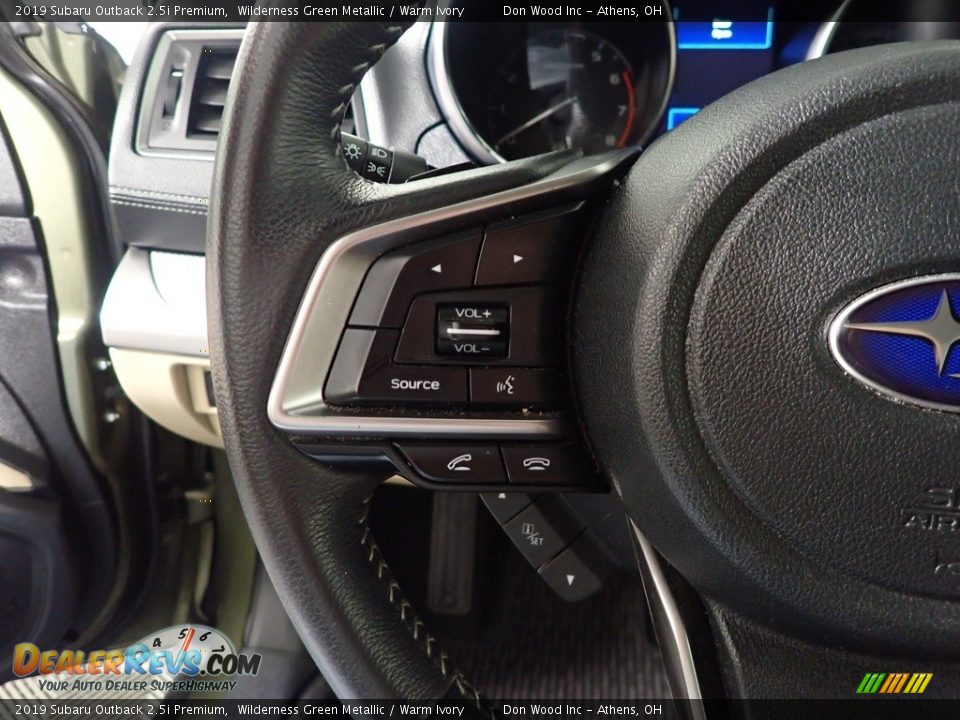 2019 Subaru Outback 2.5i Premium Wilderness Green Metallic / Warm Ivory Photo #26