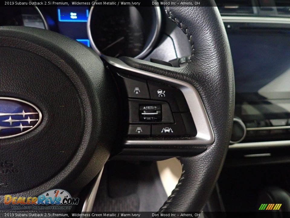 2019 Subaru Outback 2.5i Premium Wilderness Green Metallic / Warm Ivory Photo #27