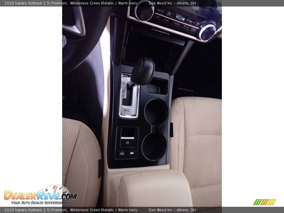 2019 Subaru Outback 2.5i Premium Wilderness Green Metallic / Warm Ivory Photo #29