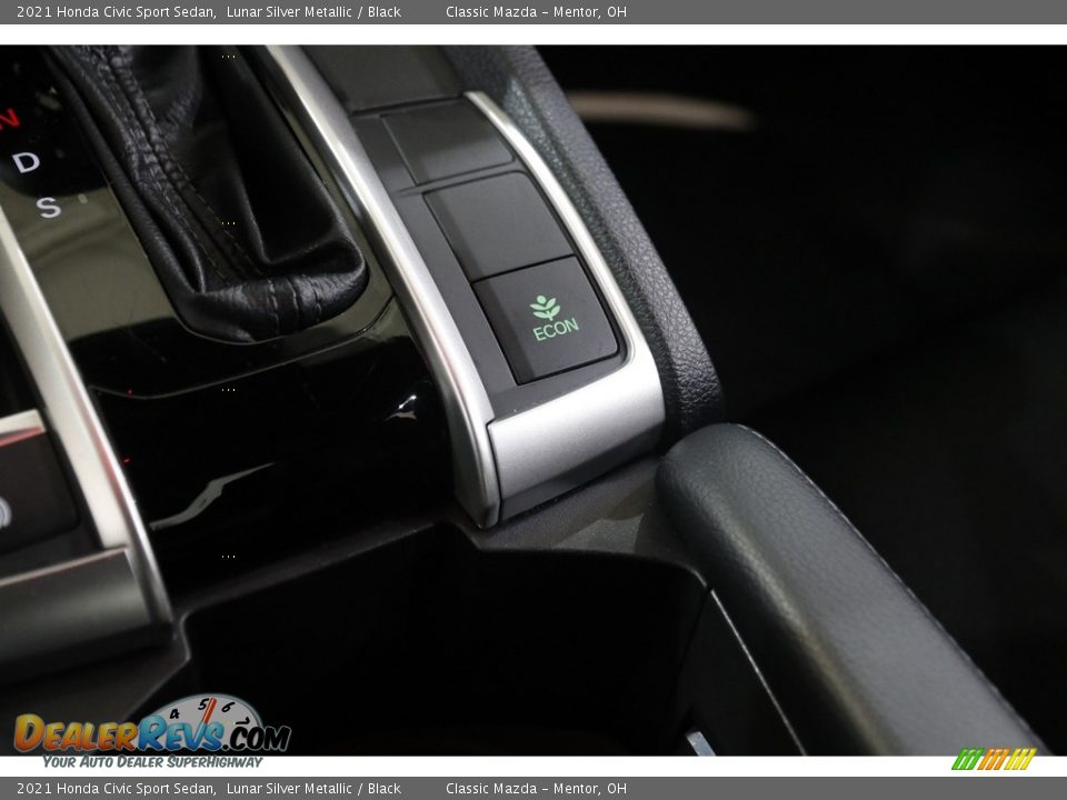 2021 Honda Civic Sport Sedan Lunar Silver Metallic / Black Photo #15