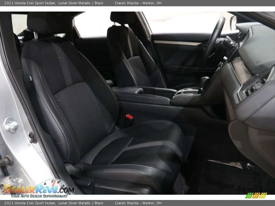 2021 Honda Civic Sport Sedan Lunar Silver Metallic / Black Photo #16