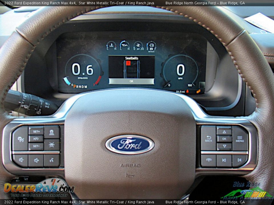 2022 Ford Expedition King Ranch Max 4x4 Steering Wheel Photo #18