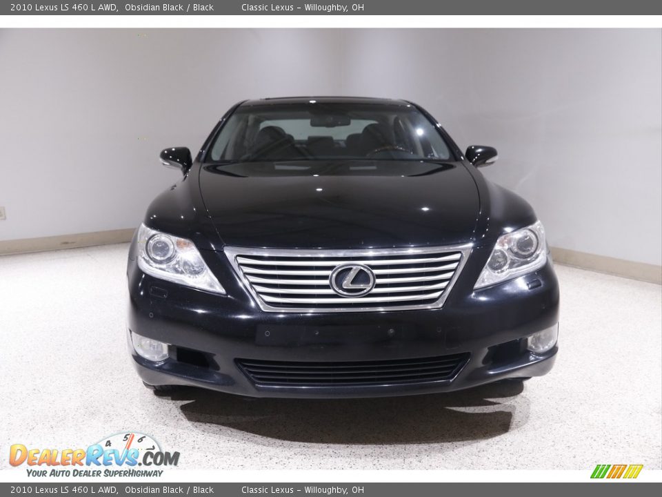 2010 Lexus LS 460 L AWD Obsidian Black / Black Photo #2