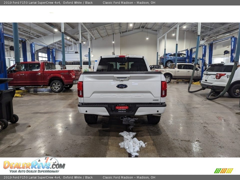 2019 Ford F150 Lariat SuperCrew 4x4 Oxford White / Black Photo #4