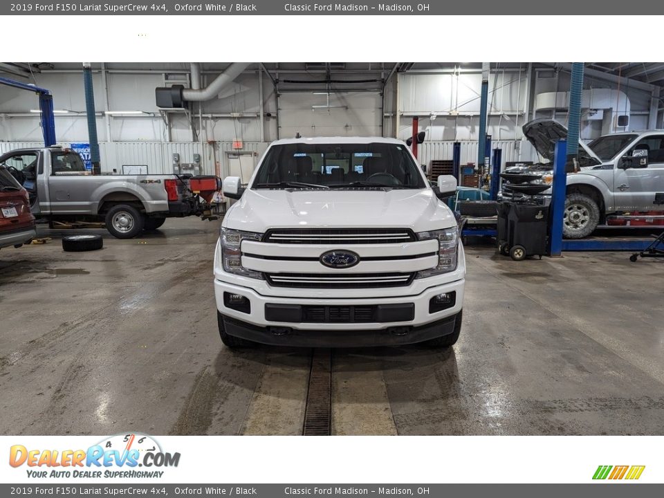 2019 Ford F150 Lariat SuperCrew 4x4 Oxford White / Black Photo #8