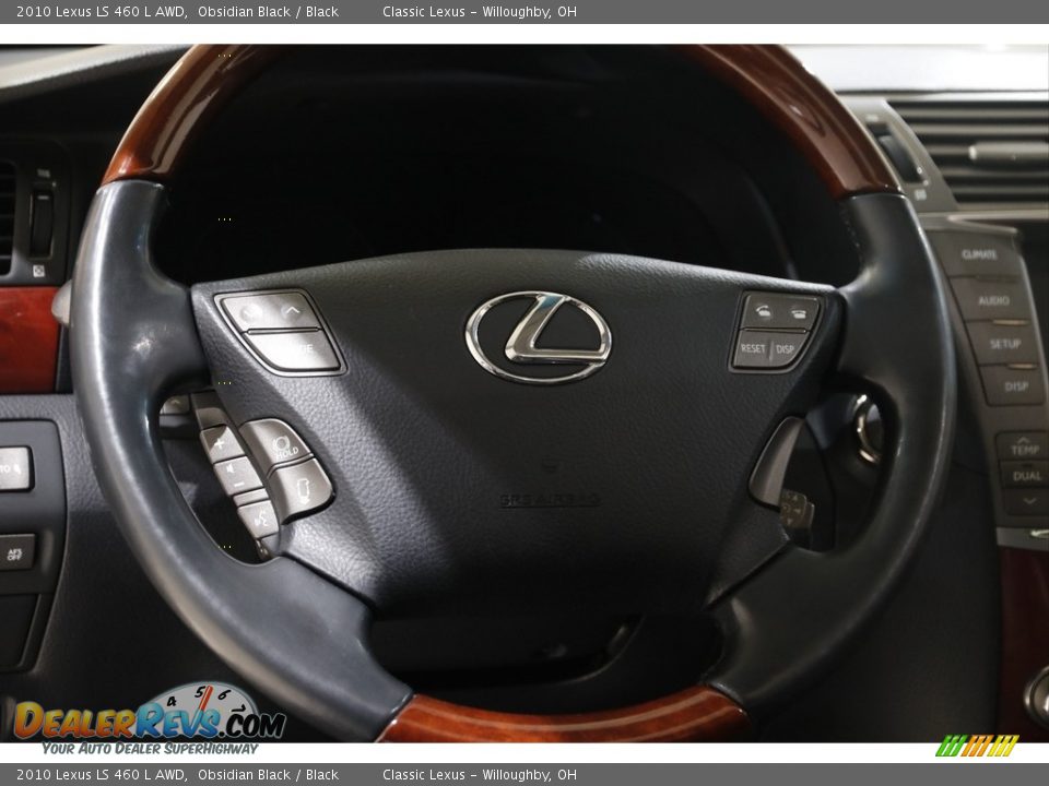 2010 Lexus LS 460 L AWD Obsidian Black / Black Photo #7