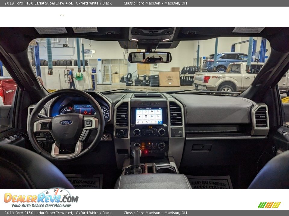 2019 Ford F150 Lariat SuperCrew 4x4 Oxford White / Black Photo #13