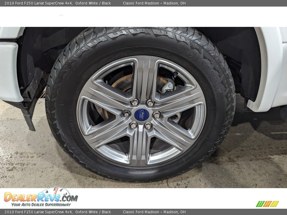 2019 Ford F150 Lariat SuperCrew 4x4 Oxford White / Black Photo #19
