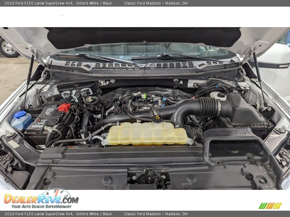 2019 Ford F150 Lariat SuperCrew 4x4 Oxford White / Black Photo #20
