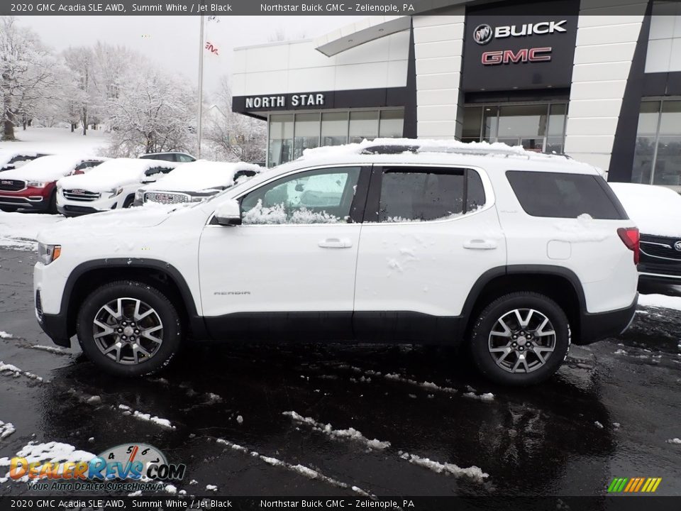 2020 GMC Acadia SLE AWD Summit White / Jet Black Photo #2