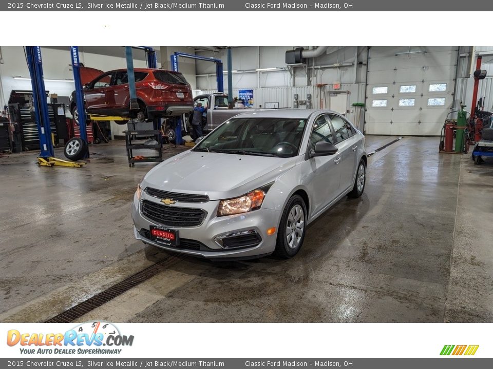2015 Chevrolet Cruze LS Silver Ice Metallic / Jet Black/Medium Titanium Photo #1