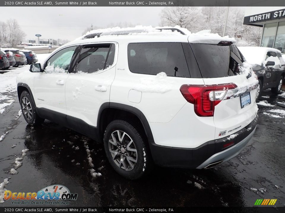 2020 GMC Acadia SLE AWD Summit White / Jet Black Photo #3