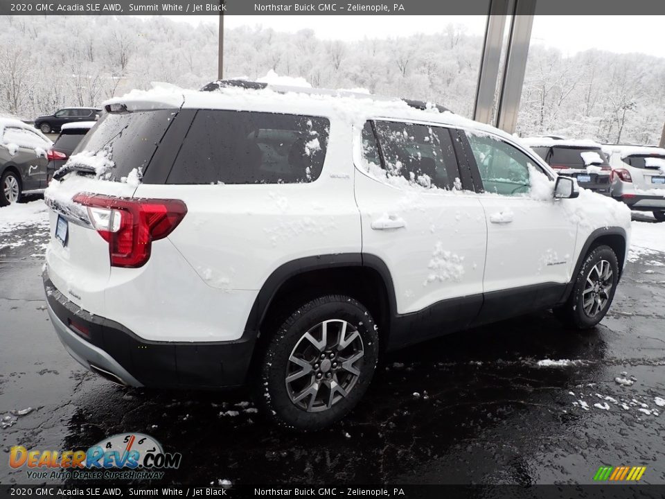 2020 GMC Acadia SLE AWD Summit White / Jet Black Photo #7