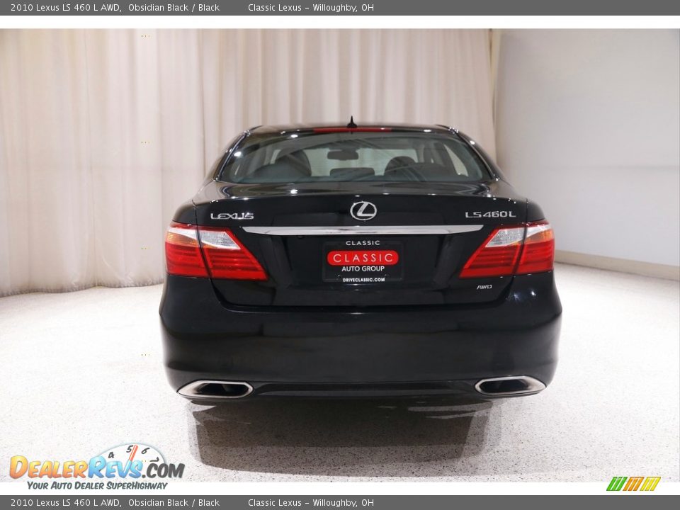 2010 Lexus LS 460 L AWD Obsidian Black / Black Photo #23