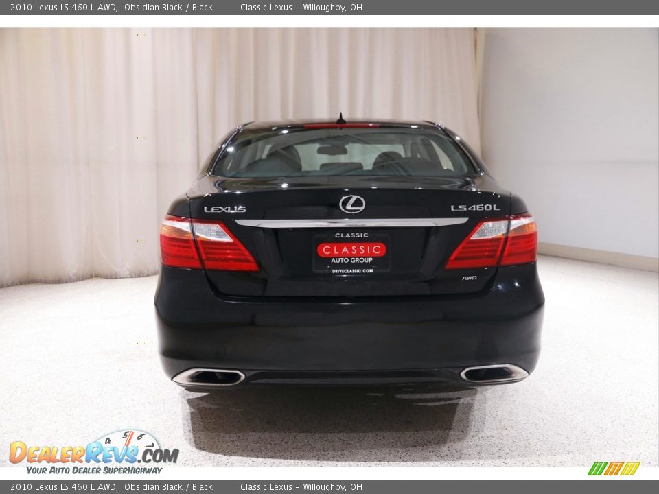 2010 Lexus LS 460 L AWD Obsidian Black / Black Photo #23