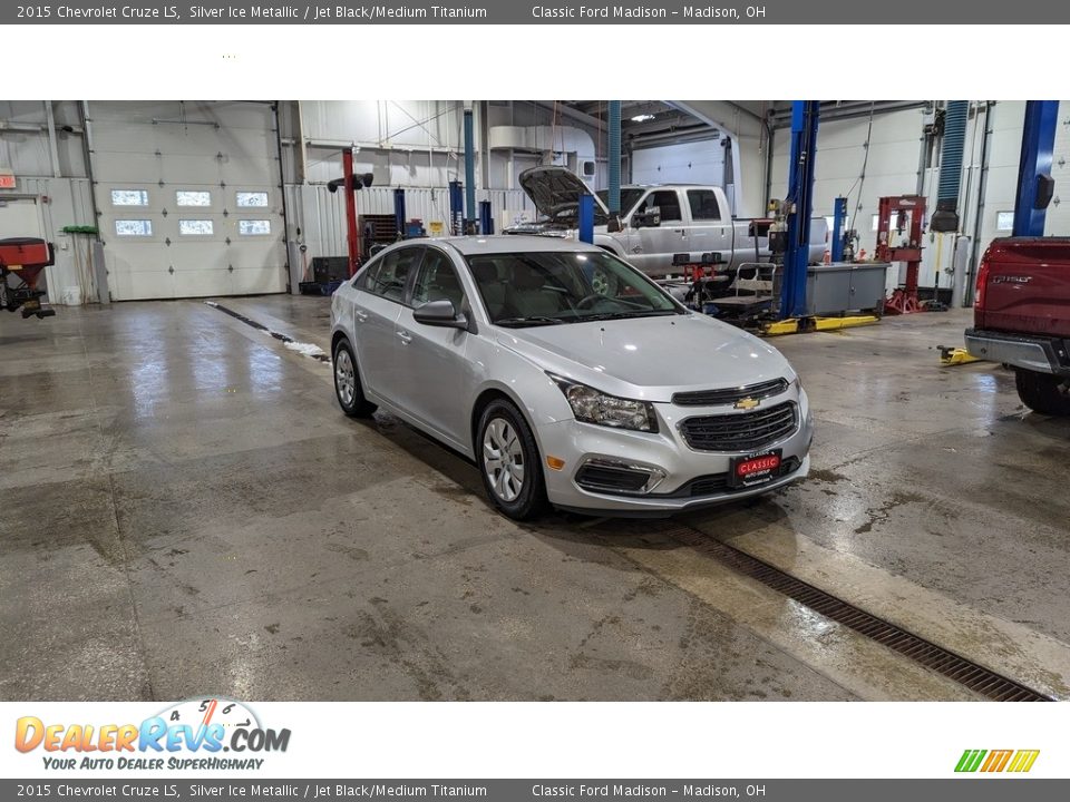 2015 Chevrolet Cruze LS Silver Ice Metallic / Jet Black/Medium Titanium Photo #7