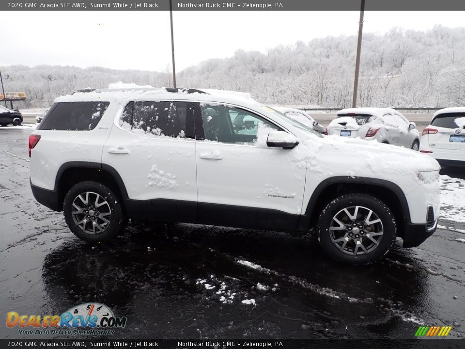 2020 GMC Acadia SLE AWD Summit White / Jet Black Photo #8