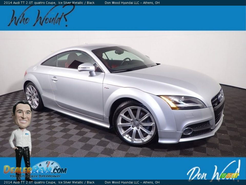 2014 Audi TT 2.0T quattro Coupe Ice Silver Metallic / Black Photo #1