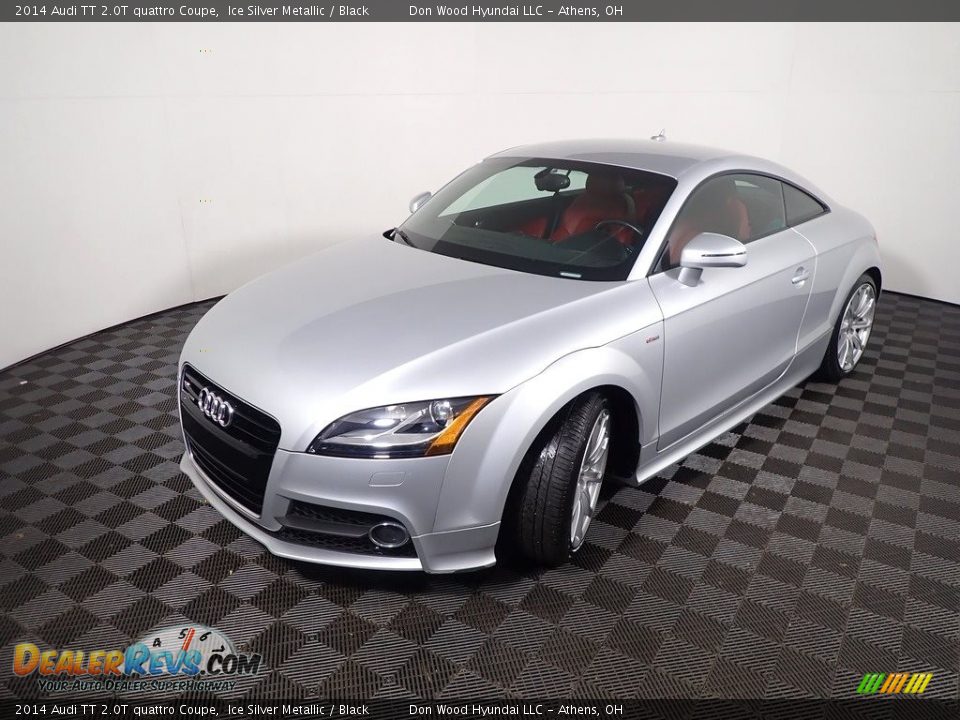 2014 Audi TT 2.0T quattro Coupe Ice Silver Metallic / Black Photo #8