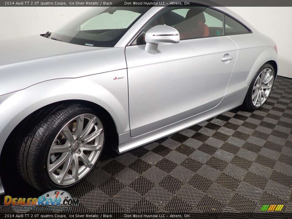 2014 Audi TT 2.0T quattro Coupe Ice Silver Metallic / Black Photo #9