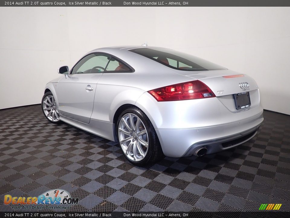 2014 Audi TT 2.0T quattro Coupe Ice Silver Metallic / Black Photo #10