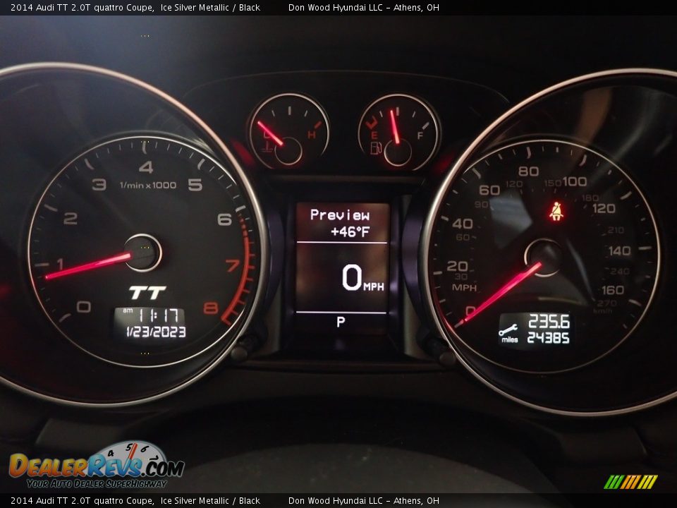 2014 Audi TT 2.0T quattro Coupe Gauges Photo #25