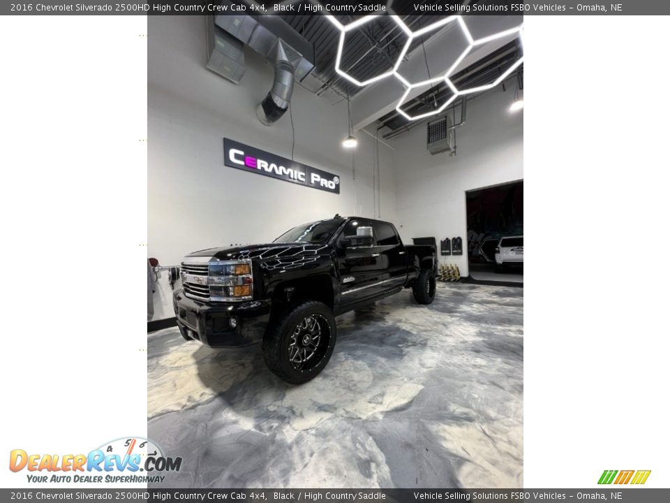 2016 Chevrolet Silverado 2500HD High Country Crew Cab 4x4 Black / High Country Saddle Photo #2