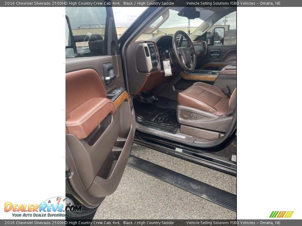 2016 Chevrolet Silverado 2500HD High Country Crew Cab 4x4 Black / High Country Saddle Photo #3