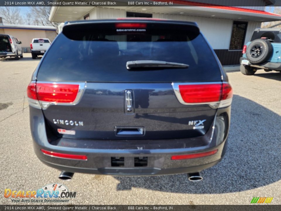 2014 Lincoln MKX AWD Smoked Quartz Metallic / Charcoal Black Photo #4