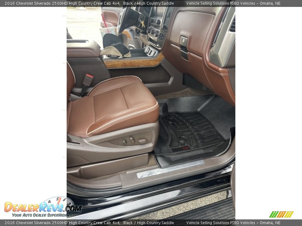 2016 Chevrolet Silverado 2500HD High Country Crew Cab 4x4 Black / High Country Saddle Photo #5