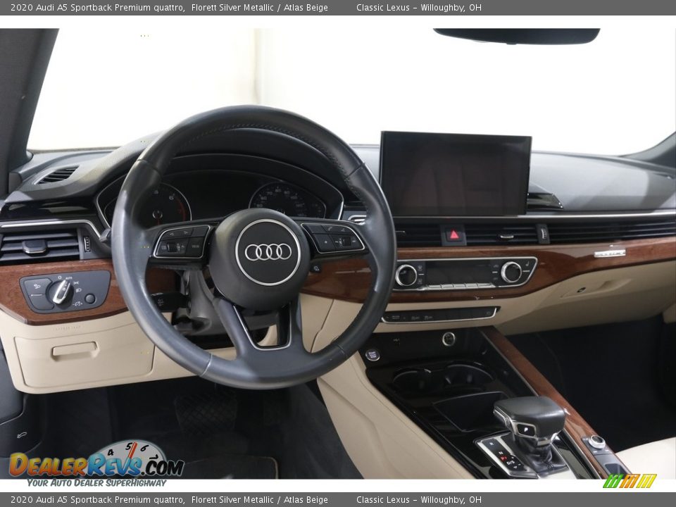 Dashboard of 2020 Audi A5 Sportback Premium quattro Photo #6