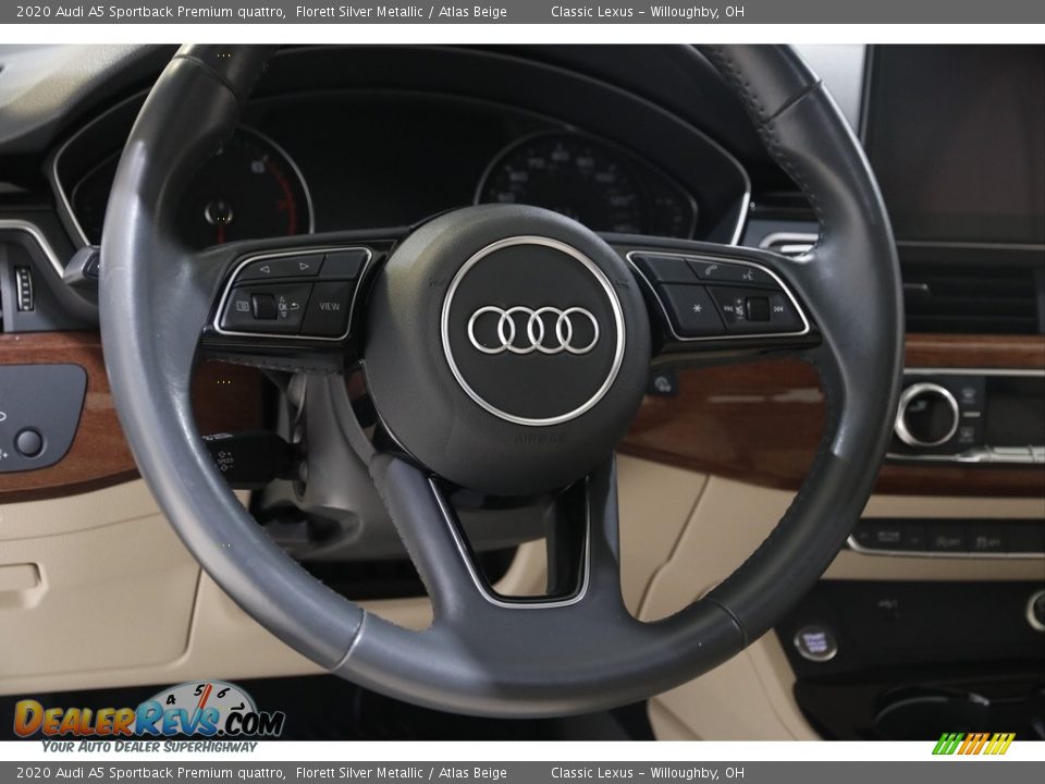 2020 Audi A5 Sportback Premium quattro Steering Wheel Photo #7