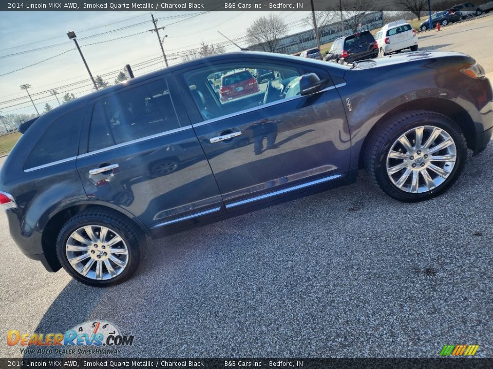 2014 Lincoln MKX AWD Smoked Quartz Metallic / Charcoal Black Photo #6