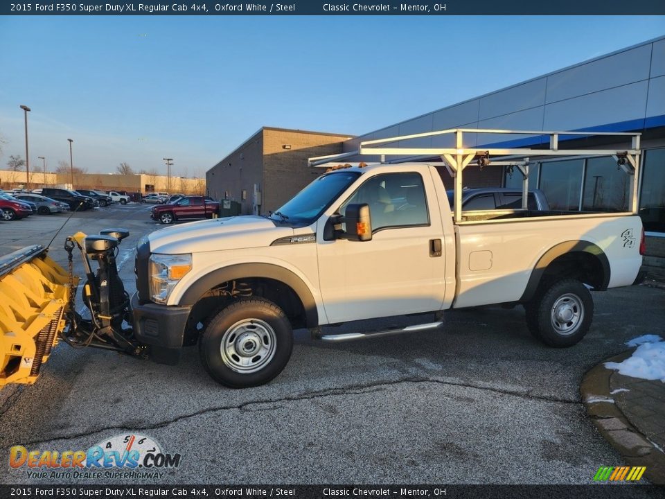 2015 Ford F350 Super Duty XL Regular Cab 4x4 Oxford White / Steel Photo #1