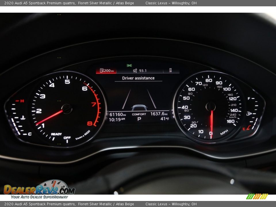 2020 Audi A5 Sportback Premium quattro Gauges Photo #8