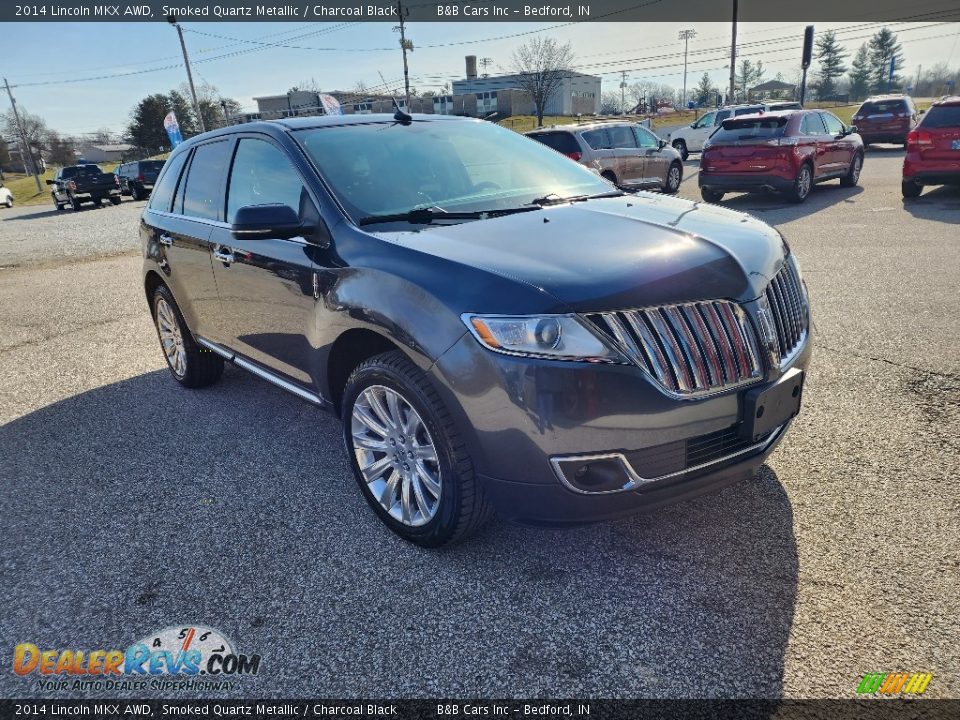 2014 Lincoln MKX AWD Smoked Quartz Metallic / Charcoal Black Photo #7