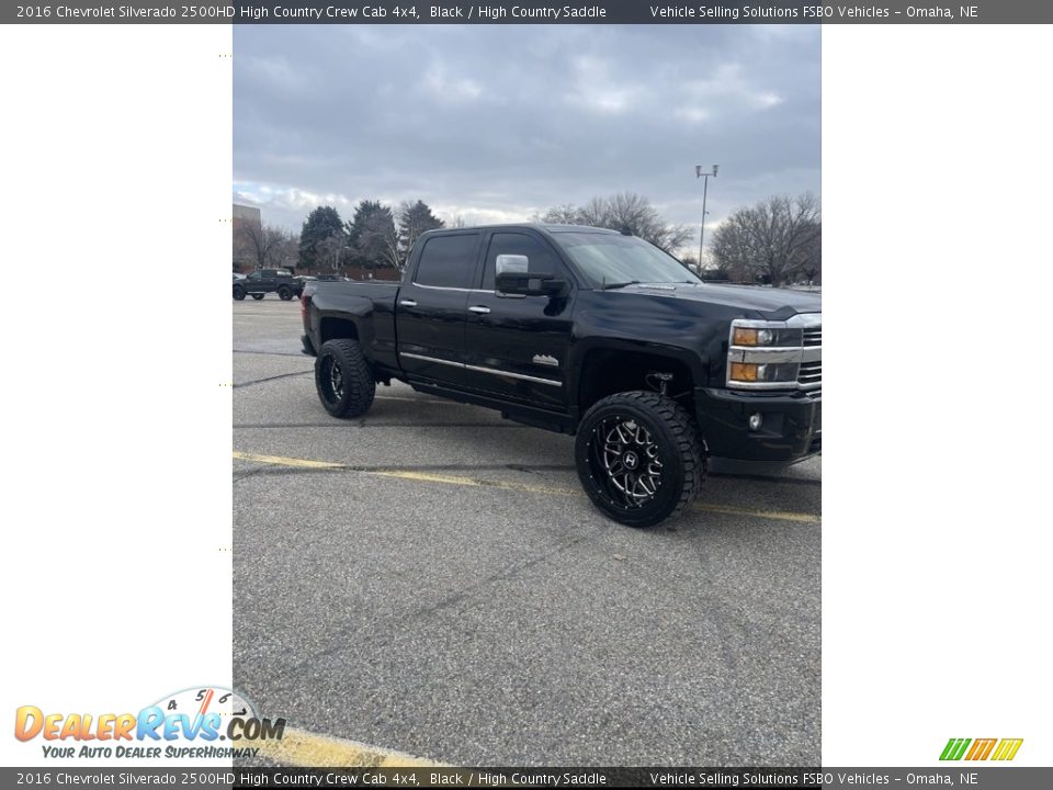 2016 Chevrolet Silverado 2500HD High Country Crew Cab 4x4 Black / High Country Saddle Photo #10