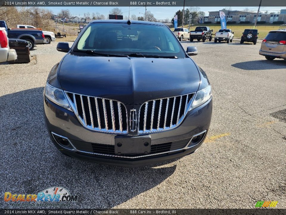 2014 Lincoln MKX AWD Smoked Quartz Metallic / Charcoal Black Photo #8