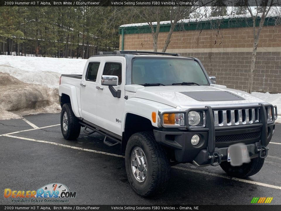 2009 Hummer H3 T Alpha Birch White / Ebony/Pewter Photo #3