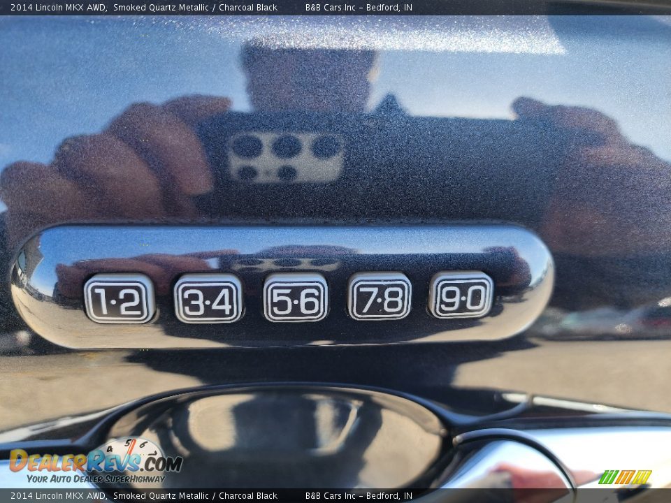 2014 Lincoln MKX AWD Smoked Quartz Metallic / Charcoal Black Photo #10