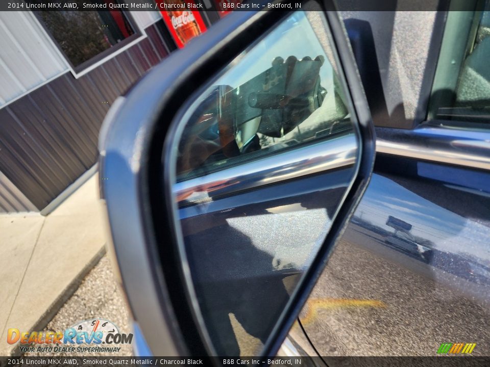 2014 Lincoln MKX AWD Smoked Quartz Metallic / Charcoal Black Photo #11