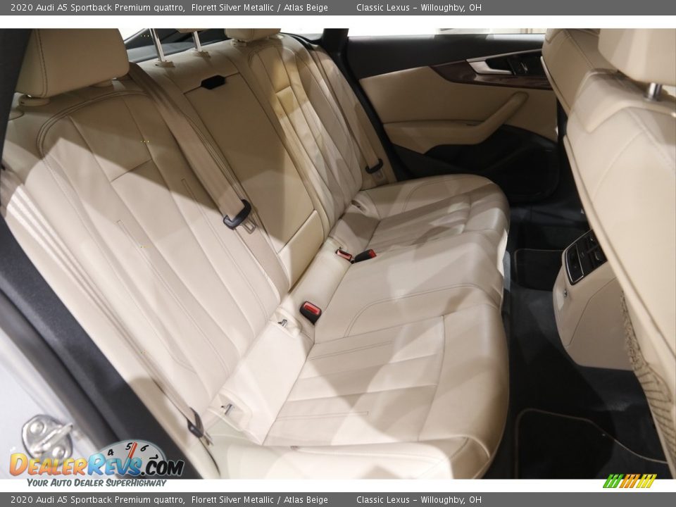 Rear Seat of 2020 Audi A5 Sportback Premium quattro Photo #17