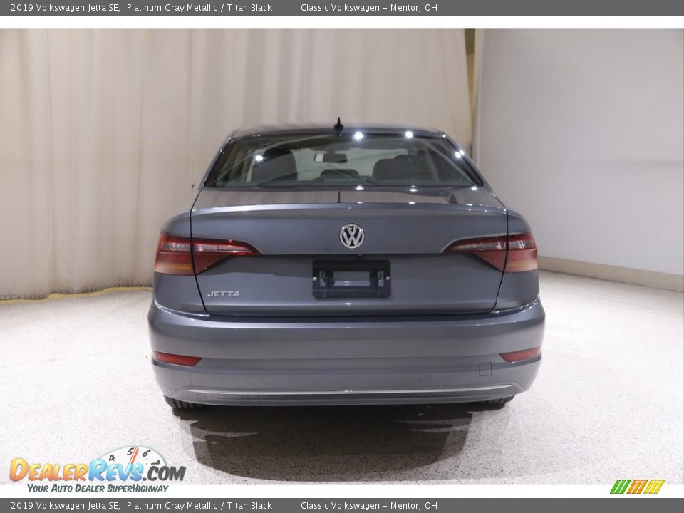 2019 Volkswagen Jetta SE Platinum Gray Metallic / Titan Black Photo #18