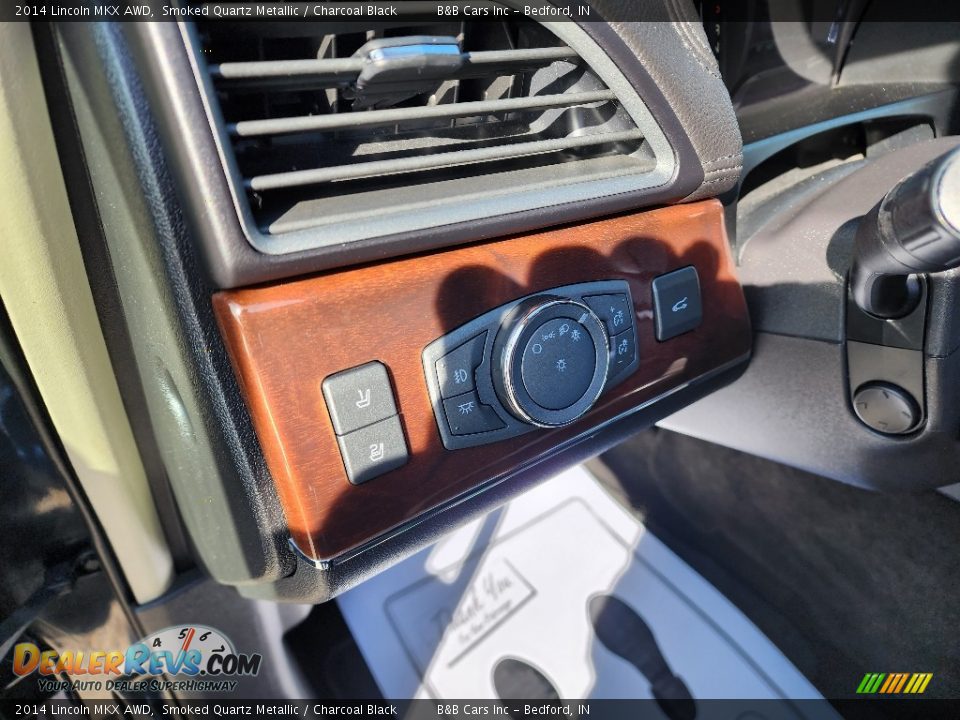 2014 Lincoln MKX AWD Smoked Quartz Metallic / Charcoal Black Photo #14