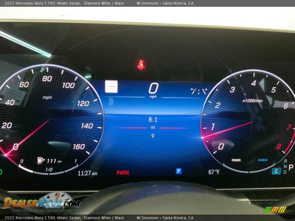 2023 Mercedes-Benz S 580 4Matic Sedan Gauges Photo #16