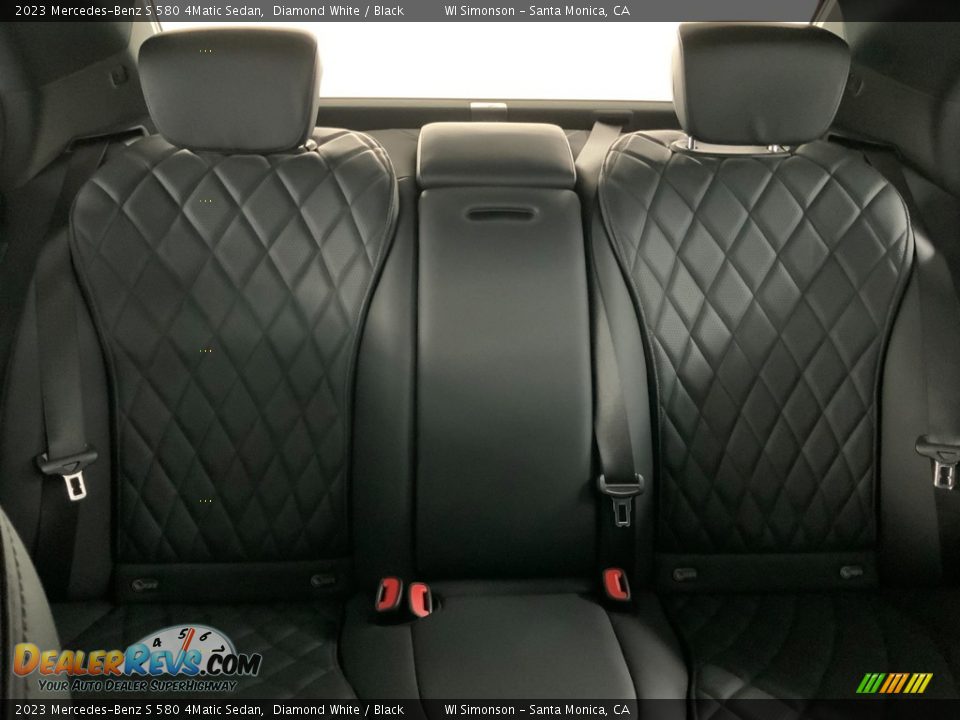Rear Seat of 2023 Mercedes-Benz S 580 4Matic Sedan Photo #17