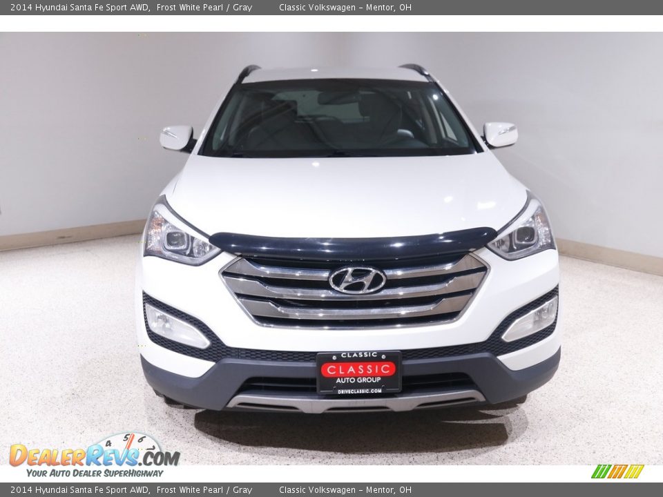 2014 Hyundai Santa Fe Sport AWD Frost White Pearl / Gray Photo #2