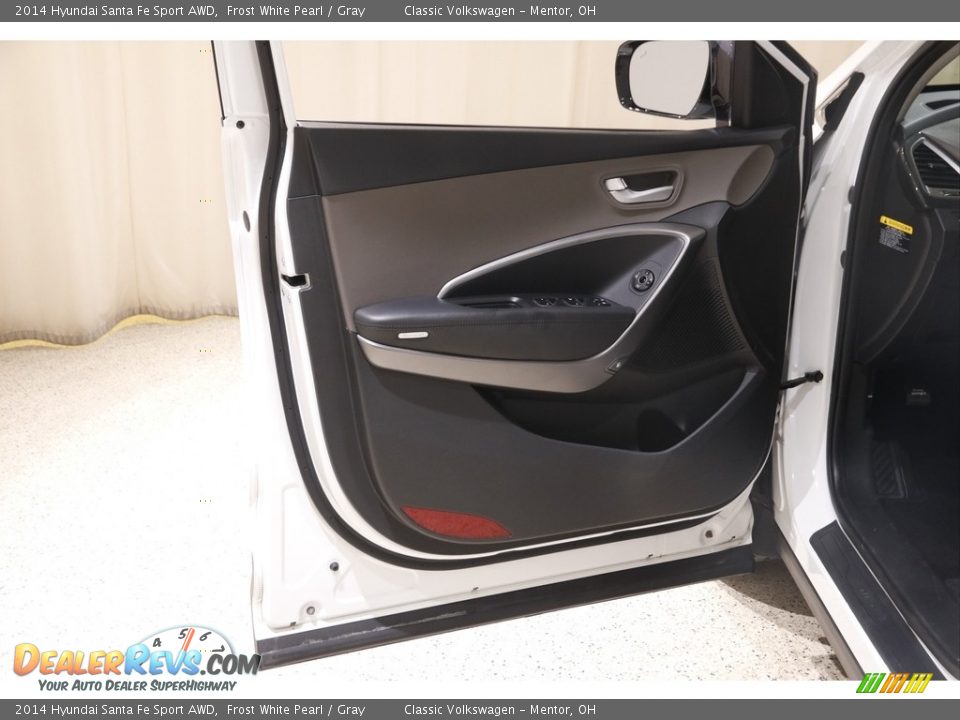 2014 Hyundai Santa Fe Sport AWD Frost White Pearl / Gray Photo #4