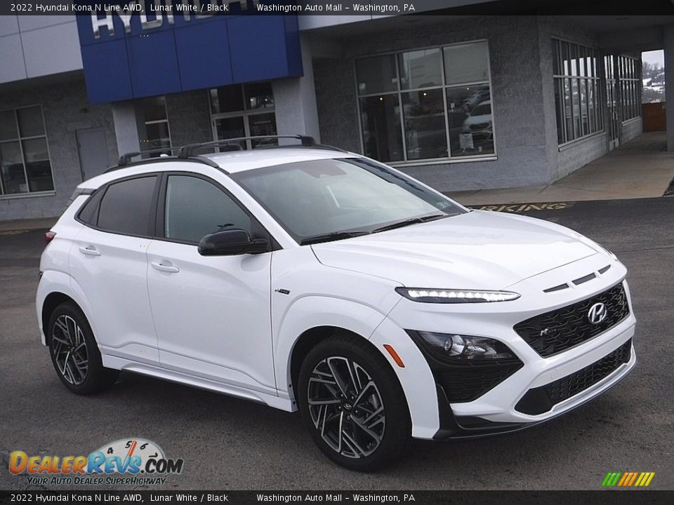 Front 3/4 View of 2022 Hyundai Kona N Line AWD Photo #1